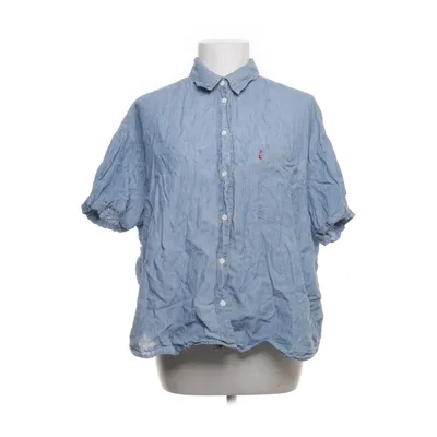Korte mouwen shirt (Blauw) van Levi's Premium Linnen, Katoen