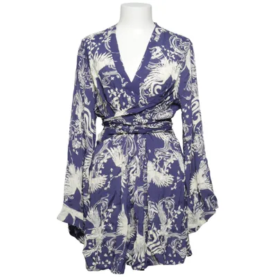 Kjole (Blå, Hvid, Flerfarvet) fra River Island Viscose