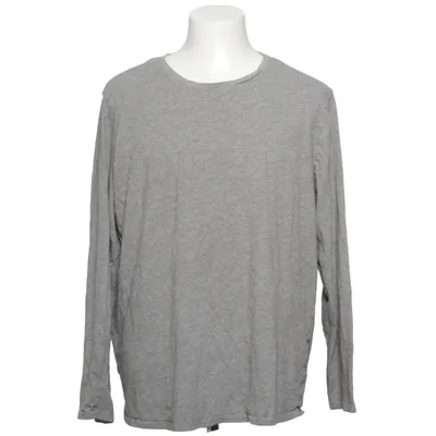 T-shirt à manches longues (Gris) de Pier One Coton biologique, Viscose