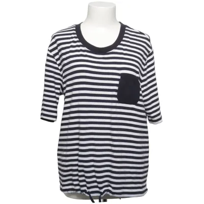 T-shirt (Bleu, Blanc) de Margittes Coton, Élasthane