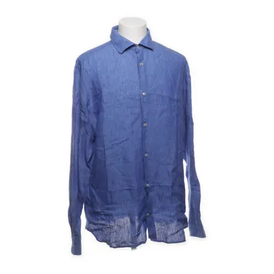 Shirt (Blauw) van Riley Linnen