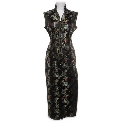 Cheongsam (Svart, Flerfärgad) från Laogudai