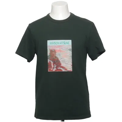 T-shirt (Vert) de Maison Kitsuné Coton