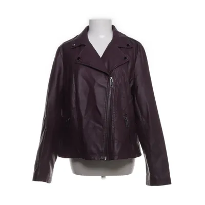 Biker jacket (Purple) from Cami Polyester, Polyurethane, Viscose