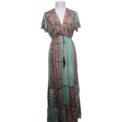Långklänning (Grön, Brun, Flerfärgad) från Bigg Bull Polyester, Silke