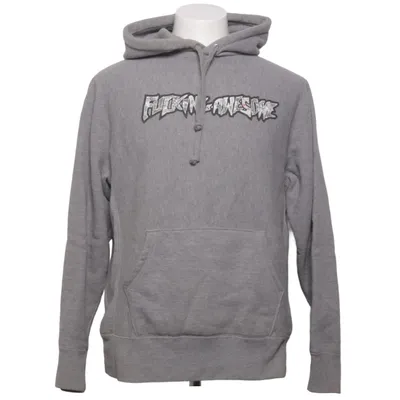 Hættetrøje (Grå) fra Fucking Awesome Bomuld, Polyester