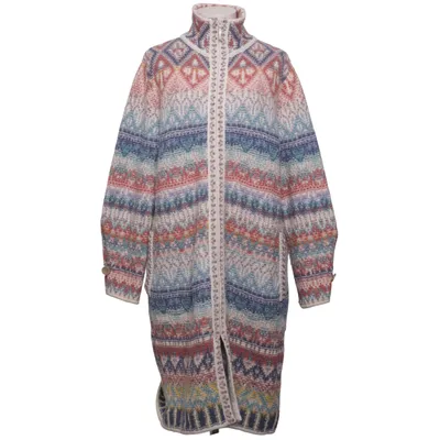 Cardigan (Blue, Red, Multicolored) from Ivko Woman Nylon, Wool