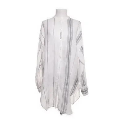 Blus (Vit, Grå) från Nygårdsanna Ekologisk bomull, Elastan