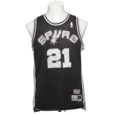Basketball shirt (Black, White) from Mitchell & Ness Polyester