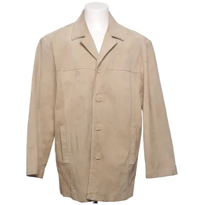 Leren jack (Beige) van Alvaro by Hollies Leer