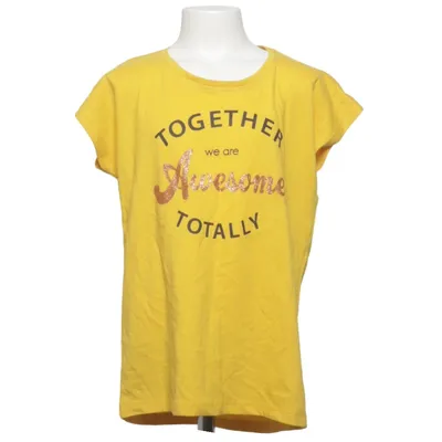 T-shirt (Geel) van Red & Blue Katoen, Polyester