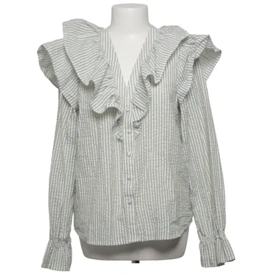 Blus (Grön, Vit) från Vero Moda Bomull, Polyester