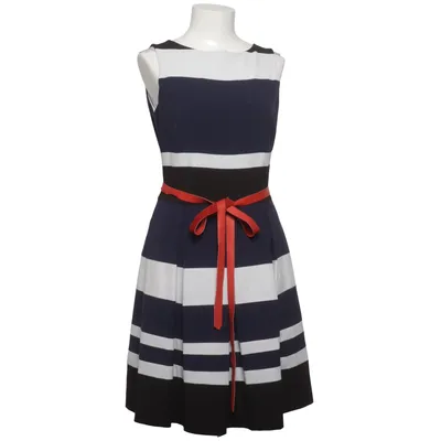 Jurk (Blauw, Wit, Zwart) van Lauren Ralph Lauren Elastaan, Polyester, Viscose