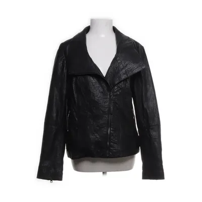 Leather jacket (Black) from ESPRIT Polyester, Leather