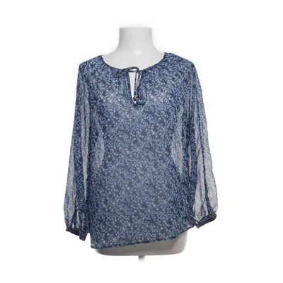 Pussy bow blouse (Blue, Multicolored) from Miss Milla