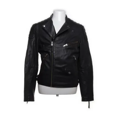 Bikerjack (Zwart) van Emilio Leer, Polyester, Katoen