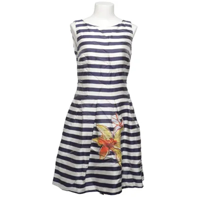 Dress (Blue, White, Multicolored) from Roberto Verino Acetate, Polyamide, Polyester, Viscose