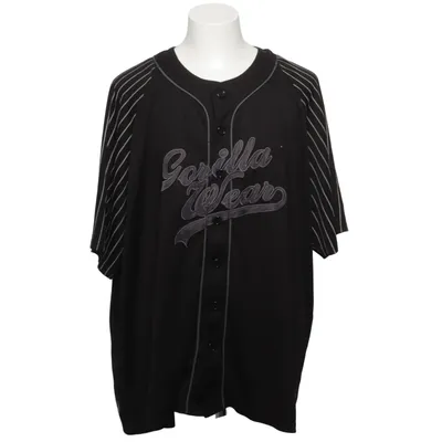 Baseballtröja (Svart) från Gorilla Wear