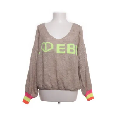 Pullover (Beige, Multicolored) from Heart Kiss Acrylic, Polyamide, Wool, Viscose