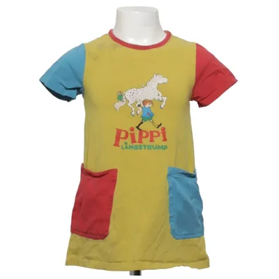 Klänning (Gul, Flerfärgad) från Pippi Långstrump