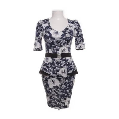Dress (Blue, White) from Chantal Cotton, Elastane