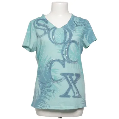 T-shirt (Grön) från Soccx Bomull, Polyester