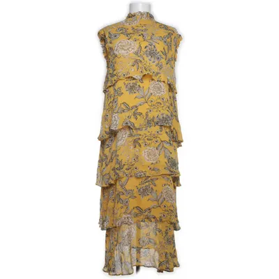 Jurk (Geel, Meerkleurig) van Part Two Polyester, Viscose