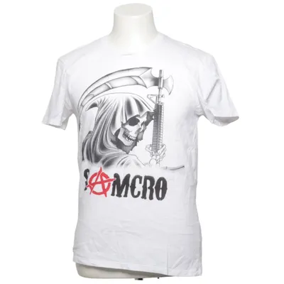 T-shirt (Vit, Svart, Röd) från Soa Bomull