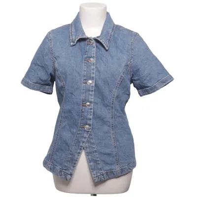 Jeansskjorte (Blå) fra Perfect Jeans Gina Tricot Elastan, Økologisk bomuld