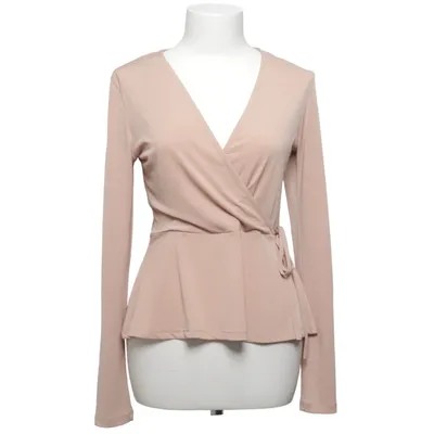 Wrap blouse (Beige) from Gina Tricot Elastane, Polyester