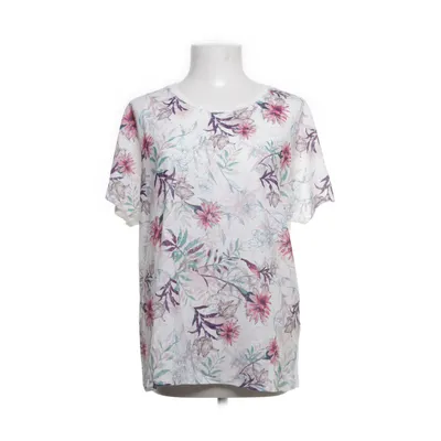 T-shirt (Vit, Flerfärgad) från Brax Feel Good Elastan, Polyester, Viskos