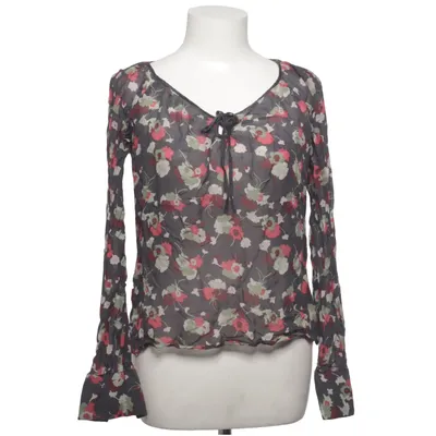 Blus (Svart, Flerfärgad) från Riley Woman Silke