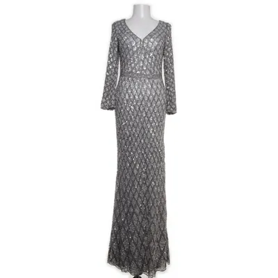 Aftonklänning (Silverfärgad) från Mac Duggal Nylon, Polyester