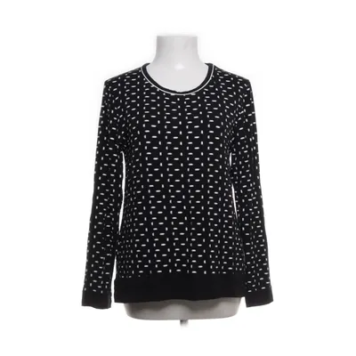 Långärmad t-shirt (Svart, Vit) från Lady Avenue Bambu, Elastan