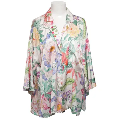 Bluse (Hvid, Flerfarvet) fra Zara