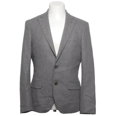 Blazer (Gray) from Bertoni Polyester, Wool