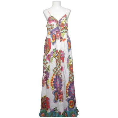 Robe longue (Blanc, Multicolore) de Desigual Coton