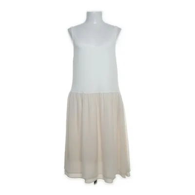 Jurk (Wit, Beige) van Marc Cain Katoen, Elastaan, Polyamide, Polyester