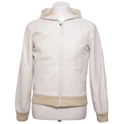 Läderjacka (Vit, Beige) från Punk Royal Bomull, Skinn
