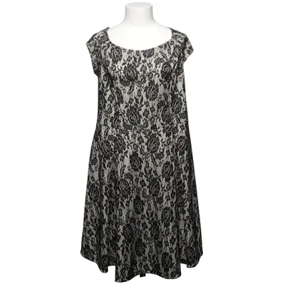 Dress (Black, Beige) from Forever 21 Plus Polyester