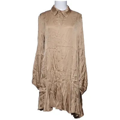 Shirt dress (Beige) from Stockholms Klänningsfabrik Viscose