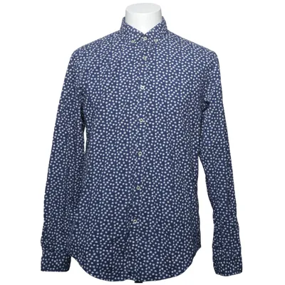Chemise (Bleu, Blanc) de Zara Man Coton