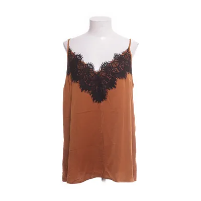 Tank Top (Brown) from Design by kappAhl Cotton, Polyamide, Polyester, Viscose