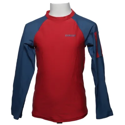 T-shirt de natation (Rouge, Bleu) de Sunuva Élasthane, Polyamide