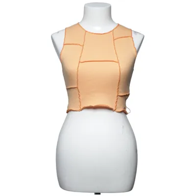 Crop top (Pullebear) from Pacific Republic Pull & Bear Cotton, Elastane