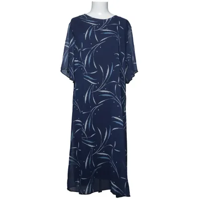 Dress (Blue, Multicolored) from Cadoro Polyester, Viscose