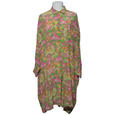 Shirt dress (Green, Pink, Multicolored) from Maliparmi Viscose