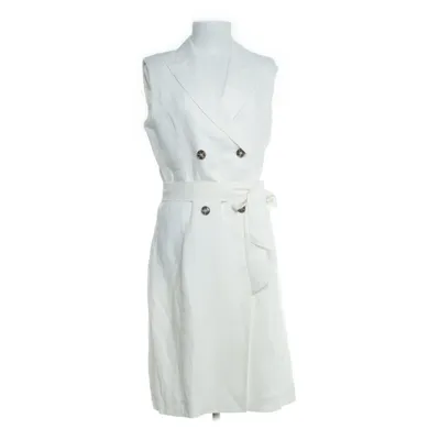 Dress (White) from H&M Modern Classic Linen, Viscose, Polyester