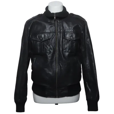 Leren jack (Zwart) van Selected