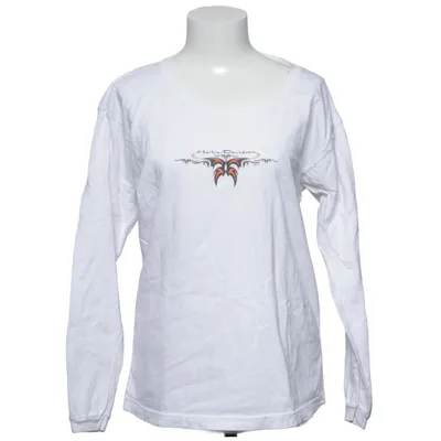 Langærmet t-shirt (Hvid) fra Harley Davidson Bomuld